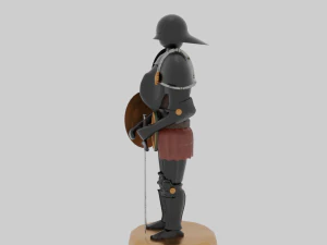 Steel armor 3D Model