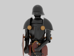 Steel armor Modelo 3D