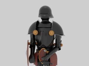 Steel armor 3D Model