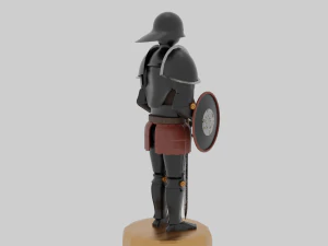 Steel armor 3D Model