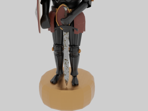 Steel armor Modelo 3D