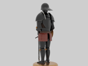 Steel armor Modelo 3D
