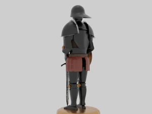 Steel armor 3D Model