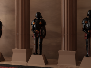 Throne room 3D 模型