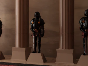 Sala del trono Modello 3D