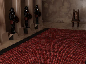 Sala del trono Modello 3D