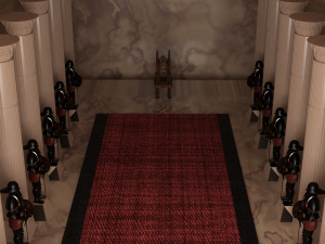 Throne room 3D 模型