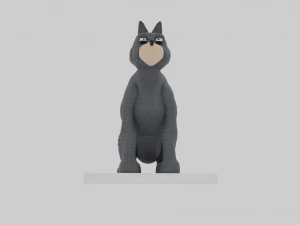 FLuffy Dog 3D Model