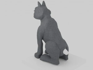 FLuffy Dog 3D Model