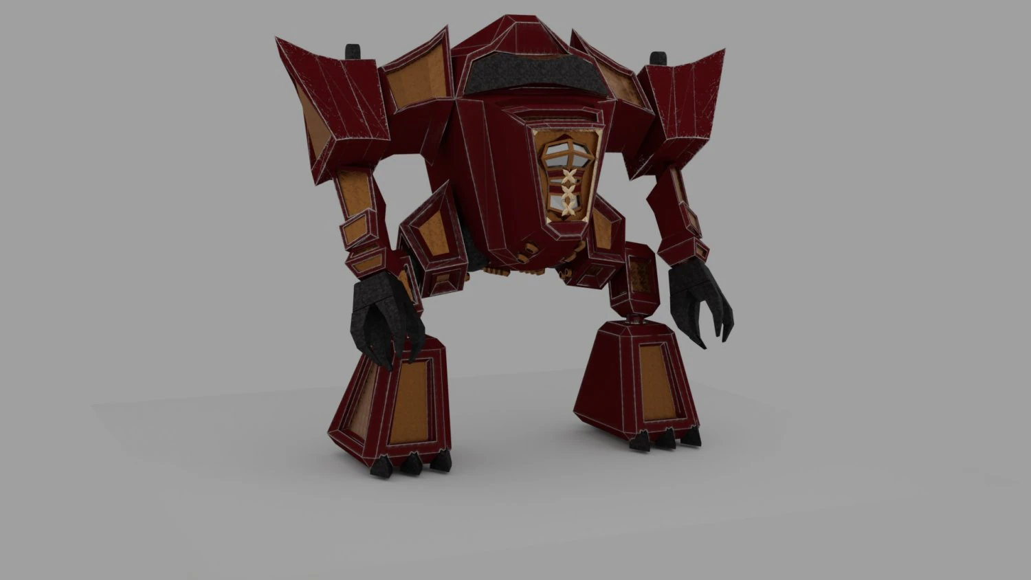 Mech-Drednout 3D Model .c4d .max .obj .3ds .fbx .stl .blend 