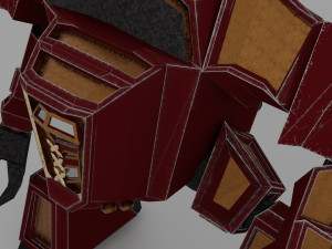 Mech-Drednout Modelo 3D