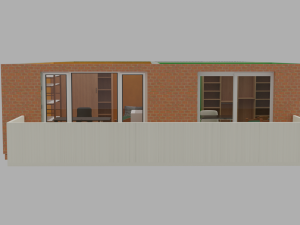 Large family house exterior and interior design 3D Model