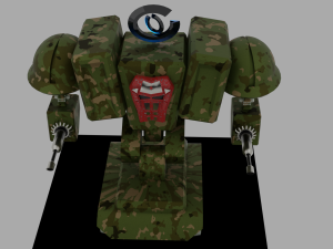 Mecha Archer 3D मॉडल