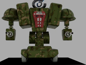 Mecha Archer 3D Model
