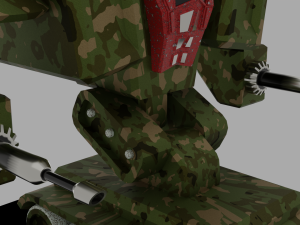 Mecha Archer Modèle 3D
