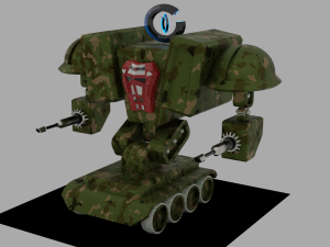 Mecha Archer Modèle 3D