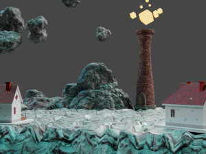 Magic tower 3D Model