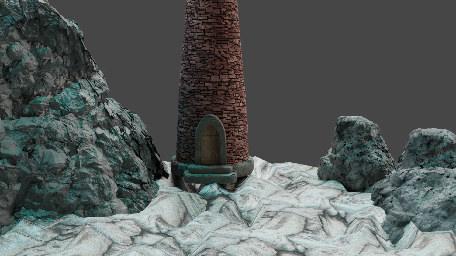 Magic tower 3D Model .c4d .max .obj .3ds .fbx .stl .blend 