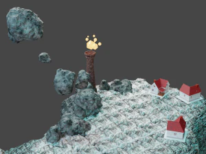 Magic tower 3D Model