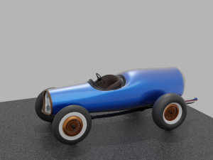 Retro roadster 3D 모델
