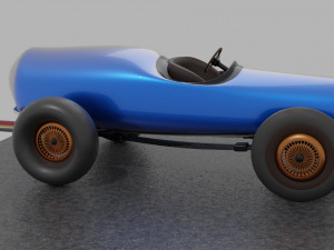 Retro roadster Modelo 3D