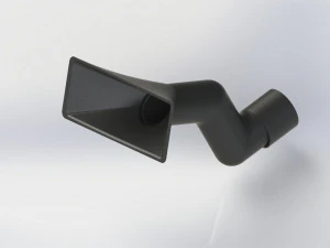 Pipa pemasukan udara multijet Fiat linea 13 Model Cetak 3D