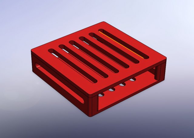 HW-153 V11 CASE Model do druku 3D .c4d .max .obj .3ds .fbx .stl .blend 