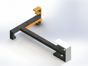Comptoire cafe bar-coffee bar counter Model 3D