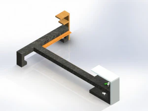Comptoire cafe bar-coffee bar counter 3D Model
