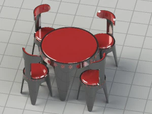 Dinner table 3D Model