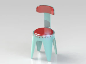 Dinner table 3D Model