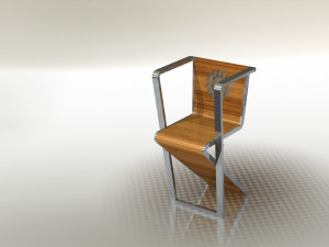 Traditional dinner table 3D 模型