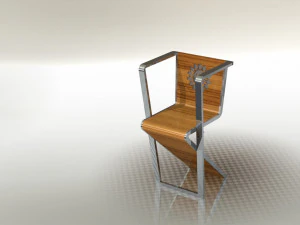 Traditional dinner table 3D Model