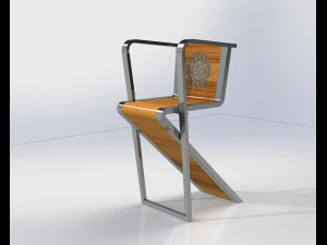 Traditional dinner table 3D Model