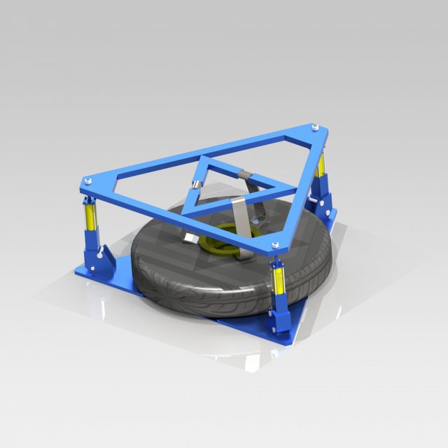 Dumper wheel take-off system 3Dモデル .c4d .max .obj .3ds .fbx .stl .blend 
