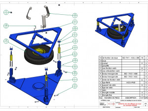 Dumper wheel take-off system 3Dモデル