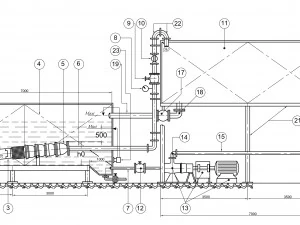 Dalgı&ccedil; pompa i&ccedil;in test tezgahı 3D Model