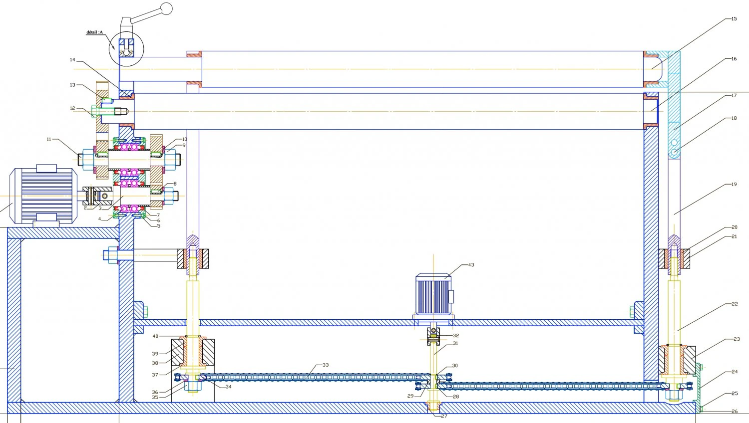 Rolling machine 3D Model .c4d .max .obj .3ds .fbx .stl .blend 