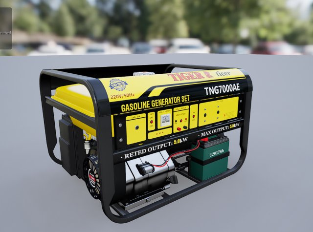 Generator 3D Модель .c4d .max .obj .3ds .fbx .stl .blend 