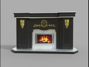 Fireplace 3D Model