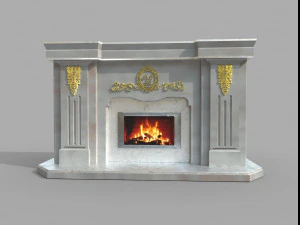 Fireplace 3D Model