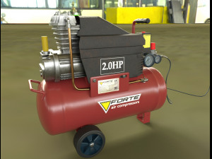 Compressor Modello 3D