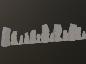 Low poly map for game 3D Model