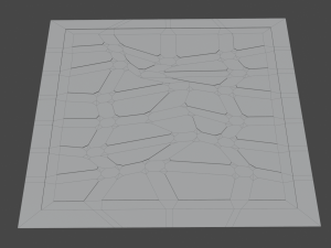 Low poly map for game 3D Model