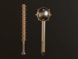 Collection of swords for games 3D Model