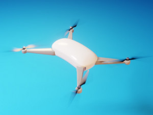 Plants and dron 3D Модель