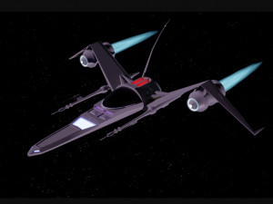 Space ship 3D 모델
