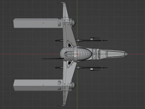 Space ship 3D 모델