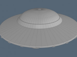 Space ship 3D 모델