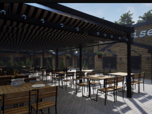 Cafe 3D Модель